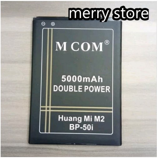 Batre Baterai Double Power Mcom HuangMi Huang Mi M2 BP-50i BP50i