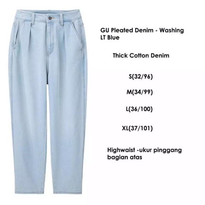 BOYFRIEND JEANS BY GU UNIQLO