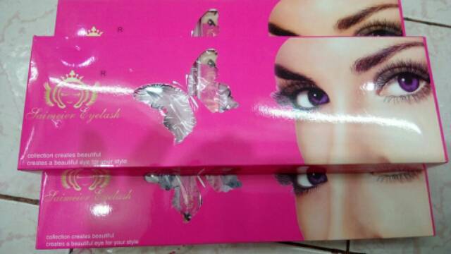 Bulu Mata Palsu EyeLash Length Thick 3D Glitters