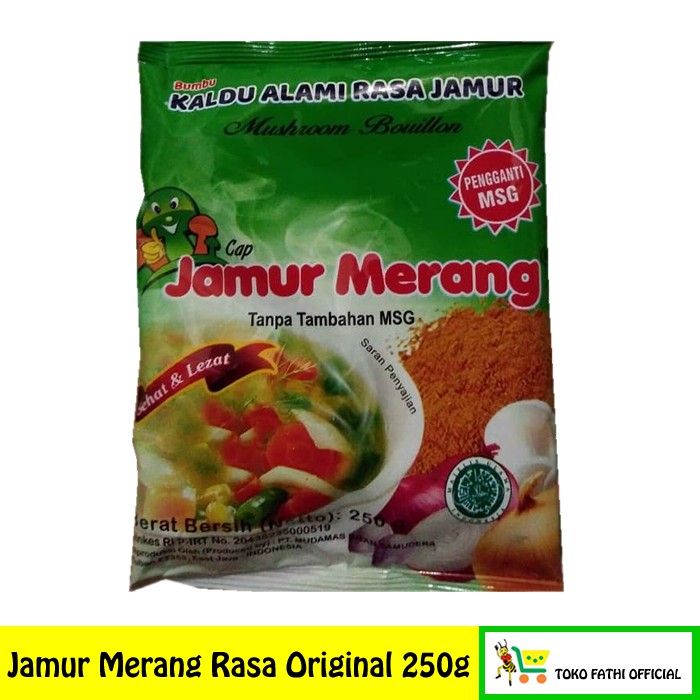 

Kaldu Bubuk / Penyedap Rasa Jamur Merang 250 gram - Alami - pengganti MSG