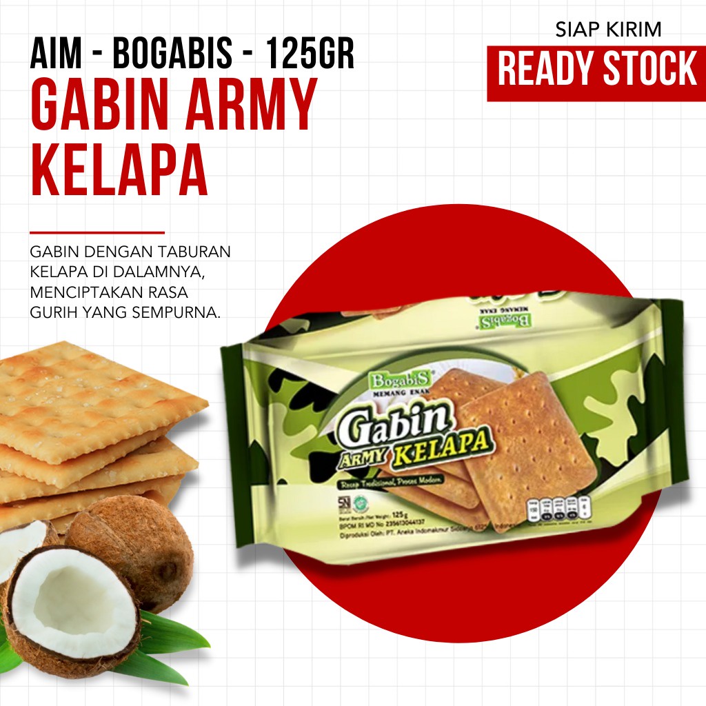 Gabin Kelapa Army - 125 gr (TERMURAH)