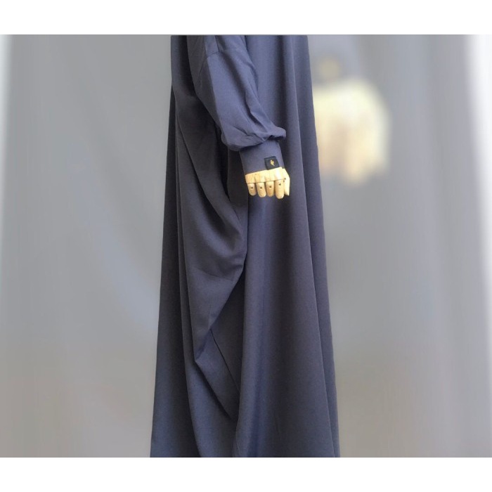 Hot Sale Abaya Asiyah by Aishmadina please check before order - Darkgrey S