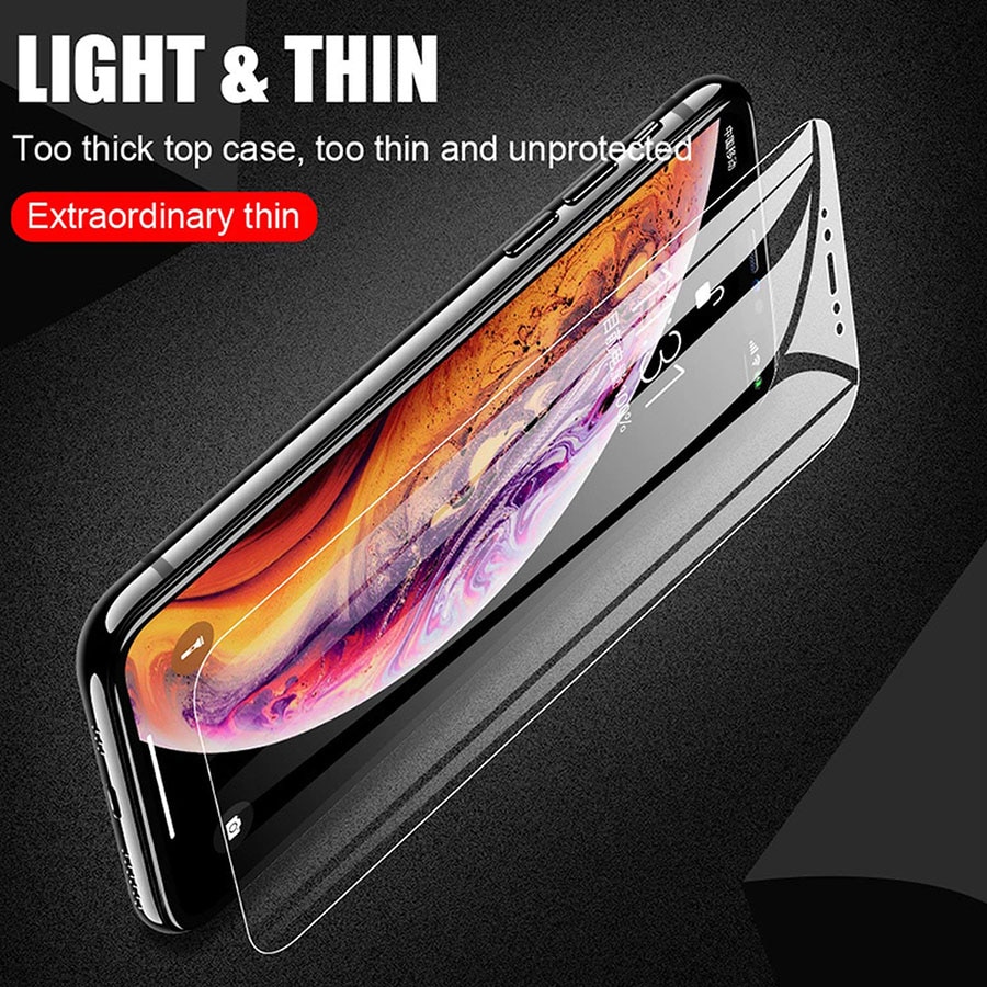 21D Soft Hydrogel Film For apple iPhone 11 12 Pro XS Max XR iphone X 7 8 Plus Protective Silicone TPU Screen Protector Not Glass