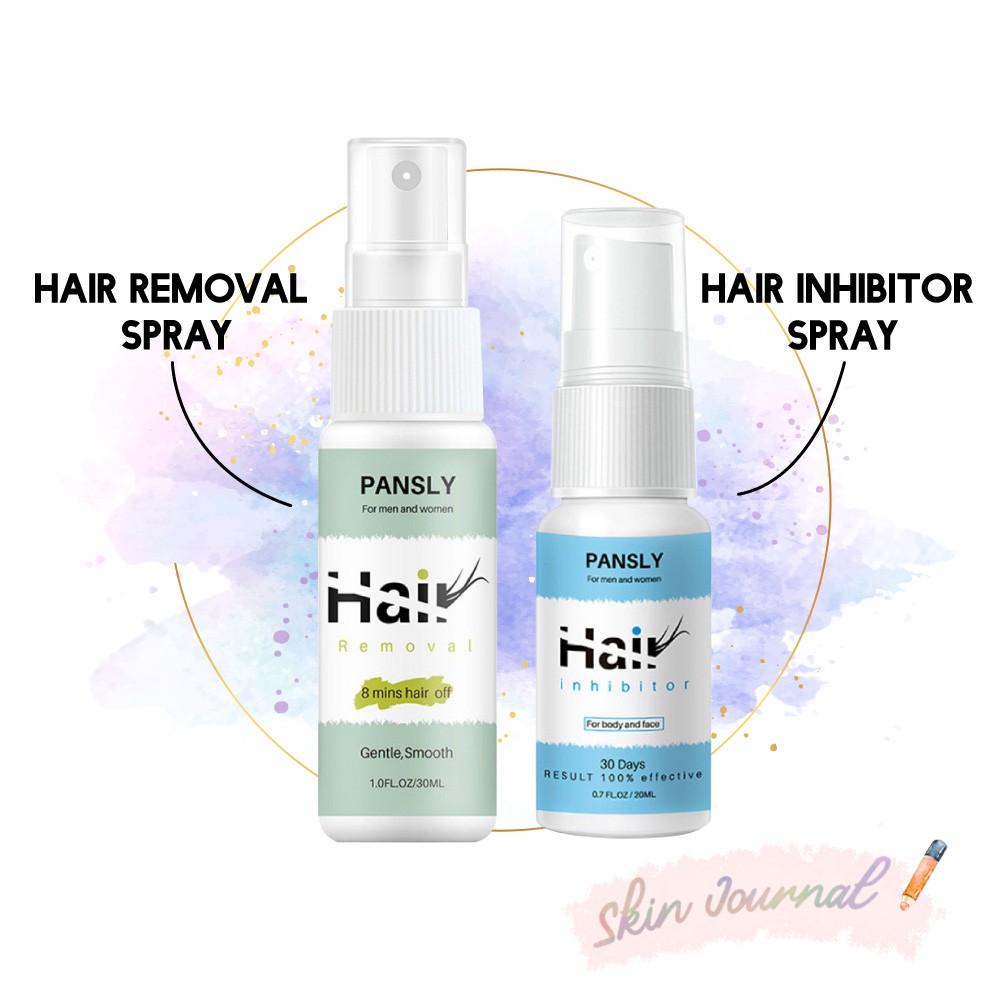 PANSLY Hair Off 30ml Hair Removal Spray Legs Arms Gentle Hair Remover –  Miss Belma | Pansly Hair Growth Spray 30ml 
