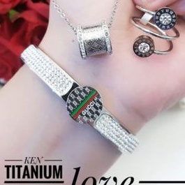 TiTanium Set perhiasan wanita T07