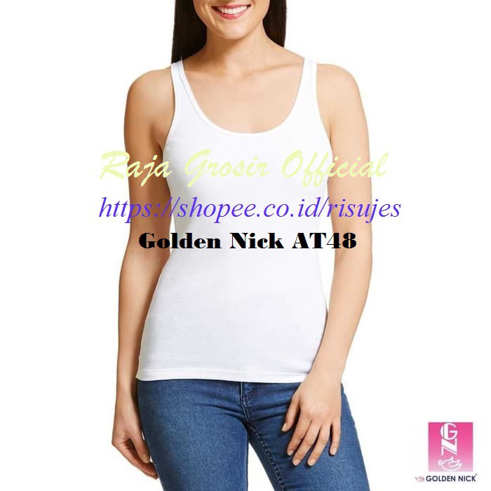 Tank Top KATUN Wanita Golden Nick AT 48 / Singlet TankTop Kaos Dalam Cewek Perempuan GN AT48