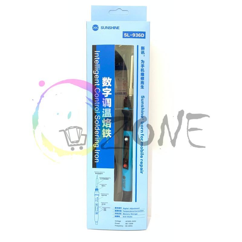 SOLDER SUNSHINE DIGITAL SOLDER IRON SL-936D 80-120w