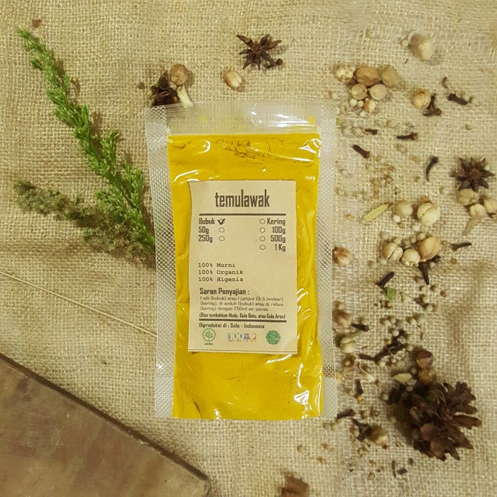 

TEMULAWAK BUBUK 500 GRAM - Curcuma Zanthorrhiza - REMPAH