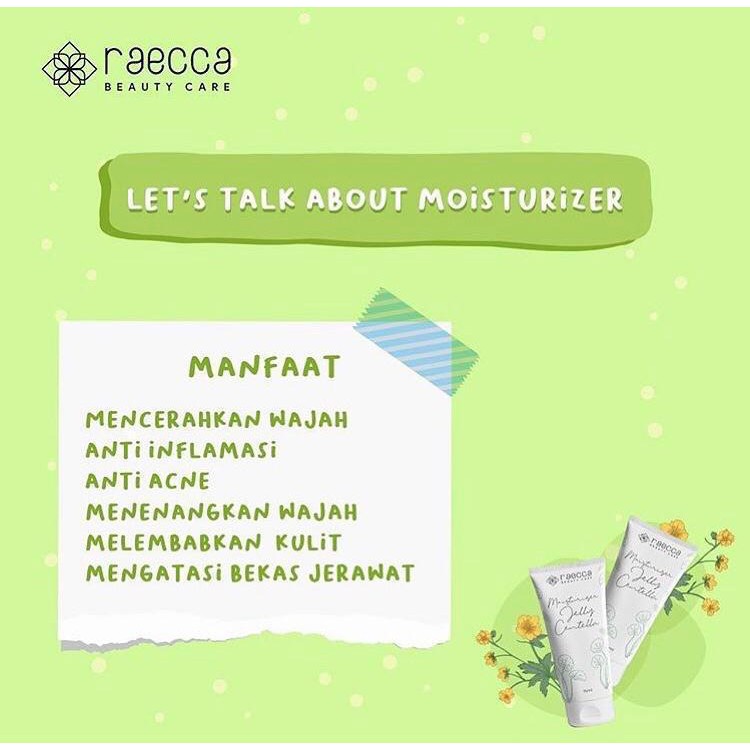 BPOM-[BELI 1 GRATIS 1 MASKER] Moisturizer Jelly Centella by Raecca 15ml