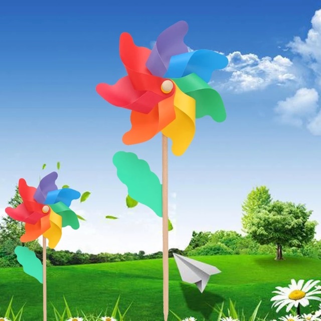 Kincir Angin / Windmill Rainbow Untuk Taman / Outdoor