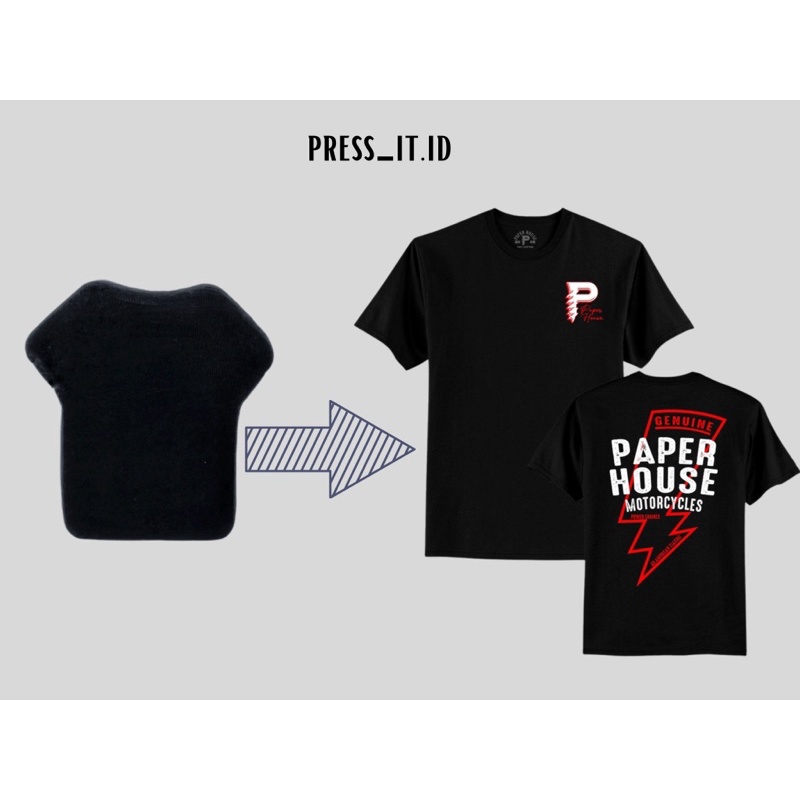 T-Shirt Cotton Compress Premium Motif Thunder