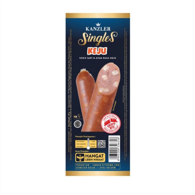 

KANZLER Singles Sosis Sapi & Ayam Keju 65 g