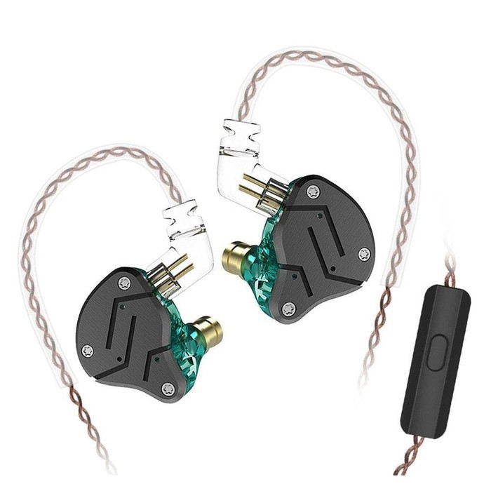 Knowledge Zenith Hybrid Earphone KZ-ZSN 1BA 1DD with Mic