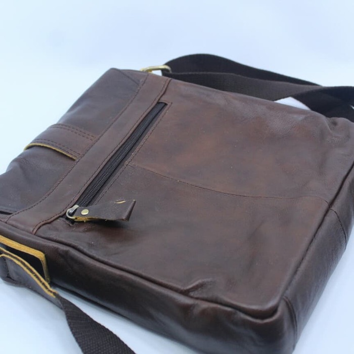 Tas Selempang/Tas Santai To Pria,Levis,Kulit Asli,Import. _Ika