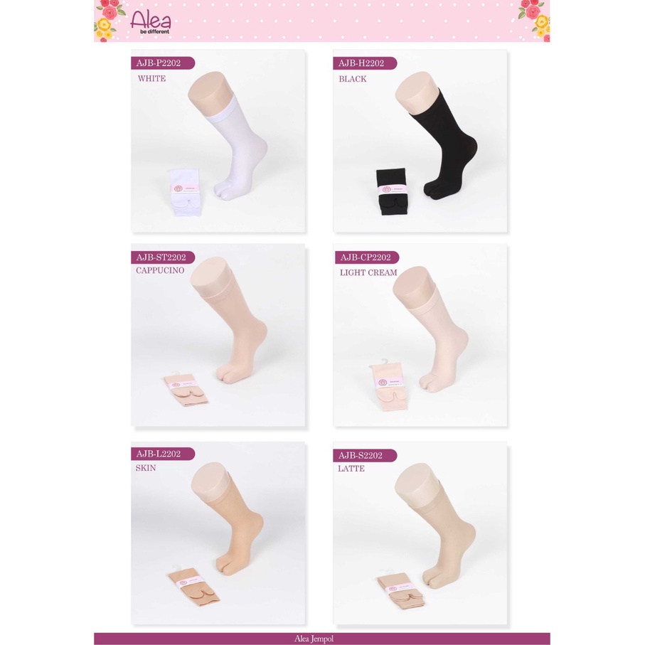 ALEA - Kaos Kaki Jempol Basic | Kaos Kaki Wanita | Kaos Kaki Muslimah untuk Kerja dan Sekolah