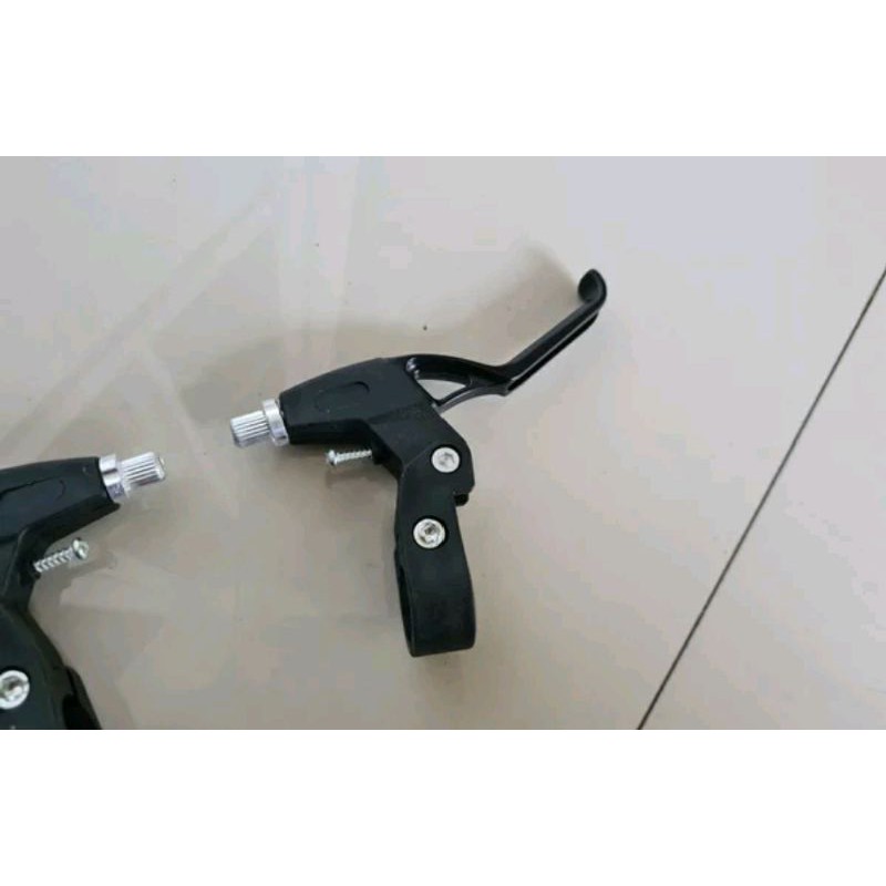 Handle rem lever tuas rem u v brake discbrake disc brake lever untuk sepeda mekanik mtb seli folding bike lipat city bike hybrid bmx anak anak