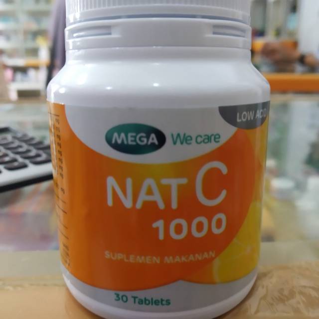 NAT C 1000MG ISI 30KAPS MEGA WE CARE