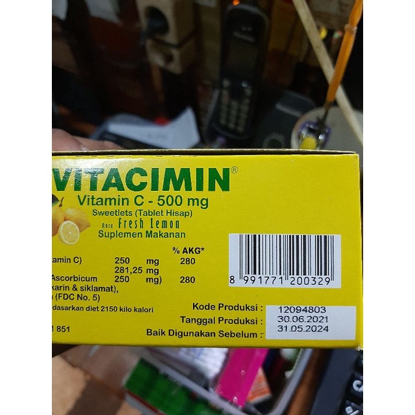Vitacimin/strip/box