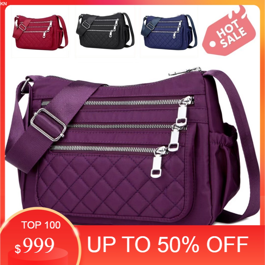 QQS212 -TAS SELEMPANG 4 RESLETING 4 RUANG ] TAS WANITA TERBARU 2022 / TAS SELEMPANG WANITA TERBARU 2