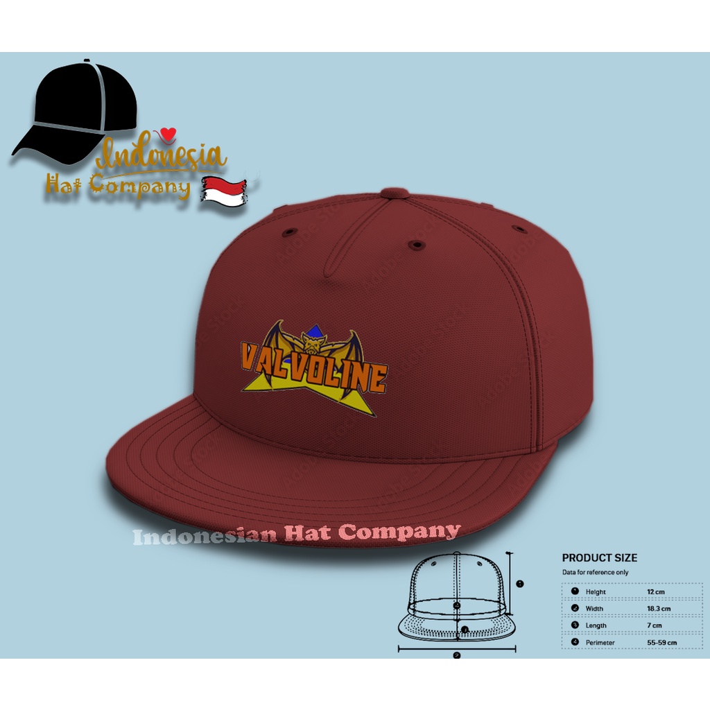 Topi Distro Snapback Caps / Snapback HipHop BRIGEZ VALVOLINE - IHC