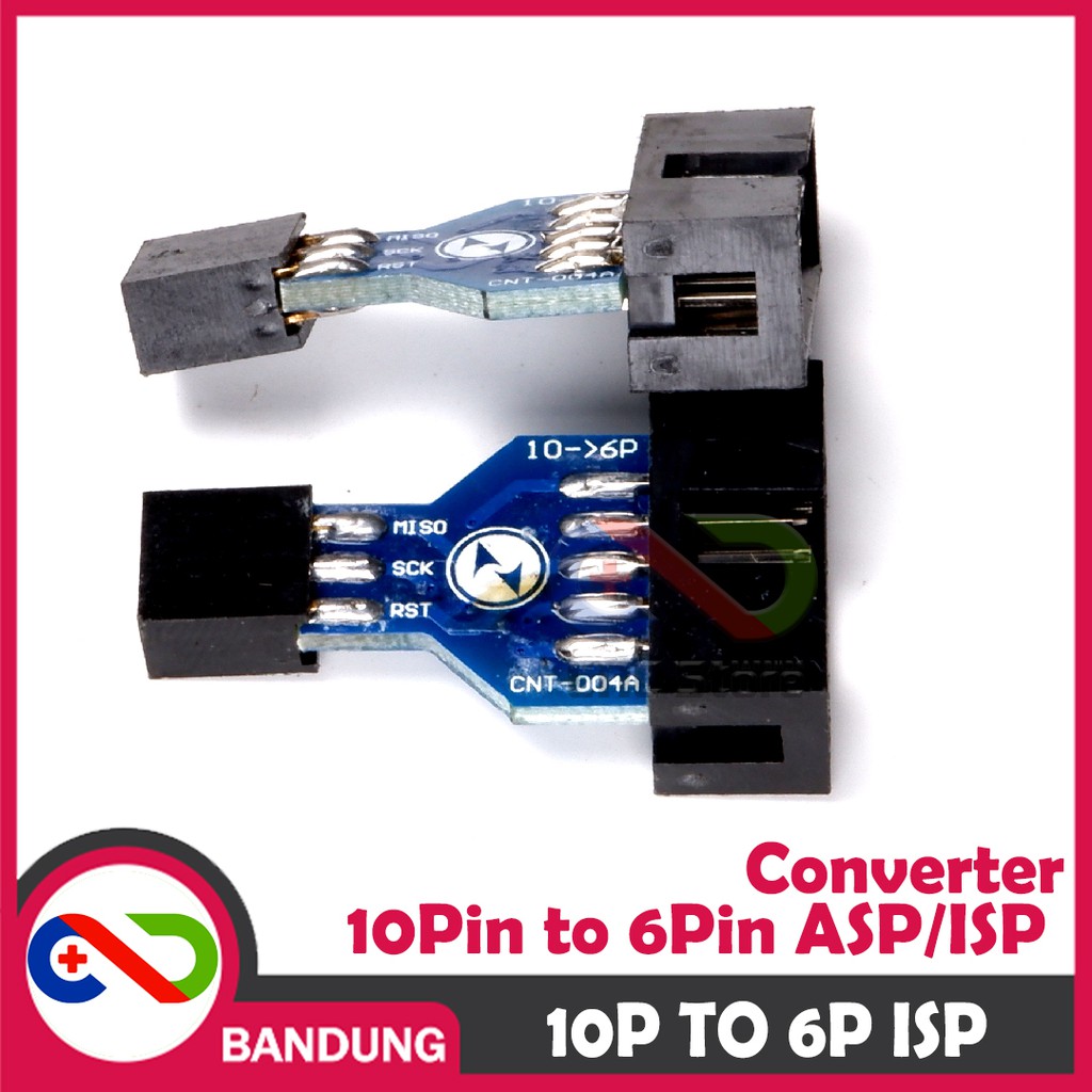 AVRISP USBASP ISP CONVERTER 10P TO 6P BURN BOOTLOADER
