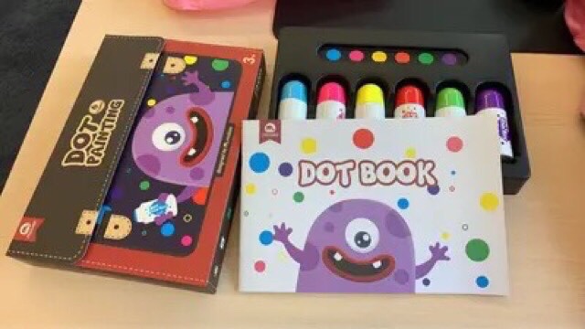 Mobee dot painting book - activity toys - hadiah anak cewek cowok