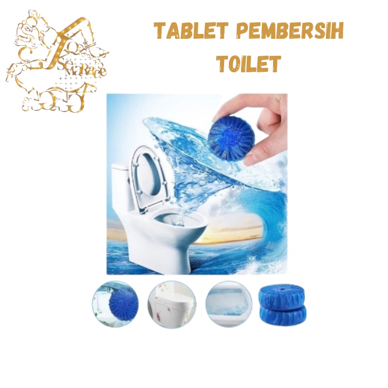 TABLET BIRU PEMBERSIH DAN PEWANGI CLOSET TOILET ISI 10 PCS