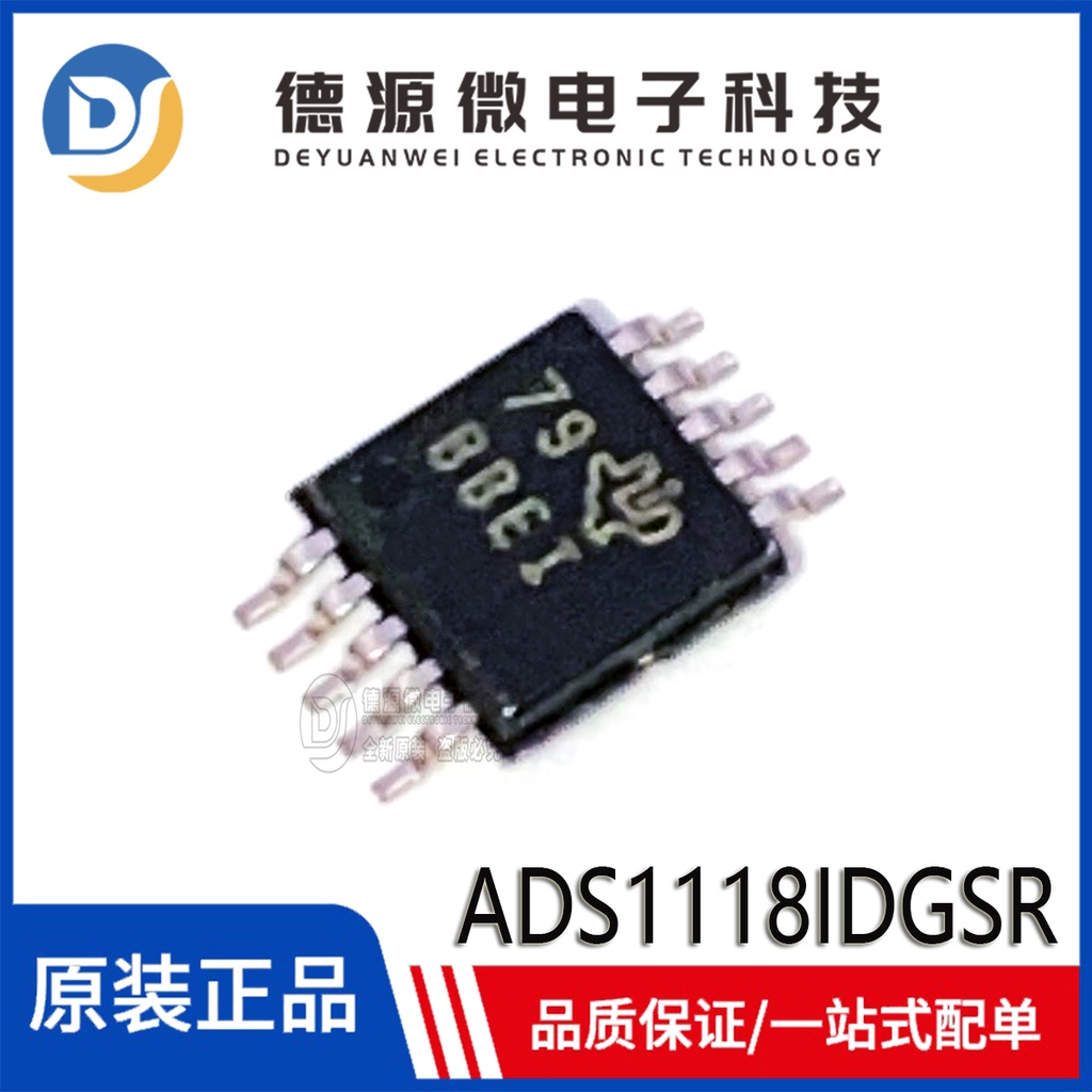 Ads1118idgsr Vsop-10 Chip Konverter Layar Printing BBEI 16 Digit