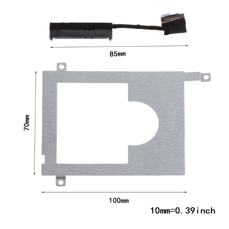 Btsg HDD Caddy Bracket Hardisk Adaptor Konektor Kabel SSD Sekrup Aksesori Laptop