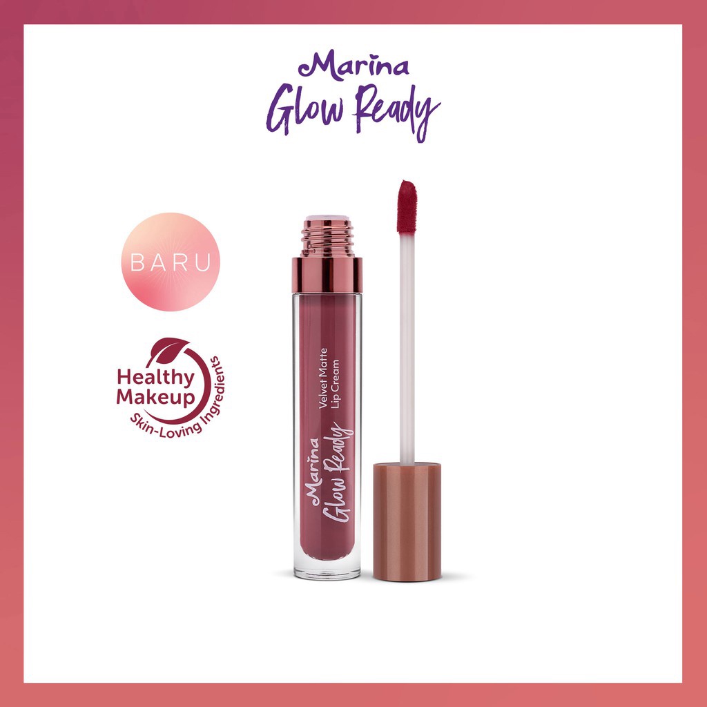 Marina Glow Ready Velvet Matte Lip Cream 5ml