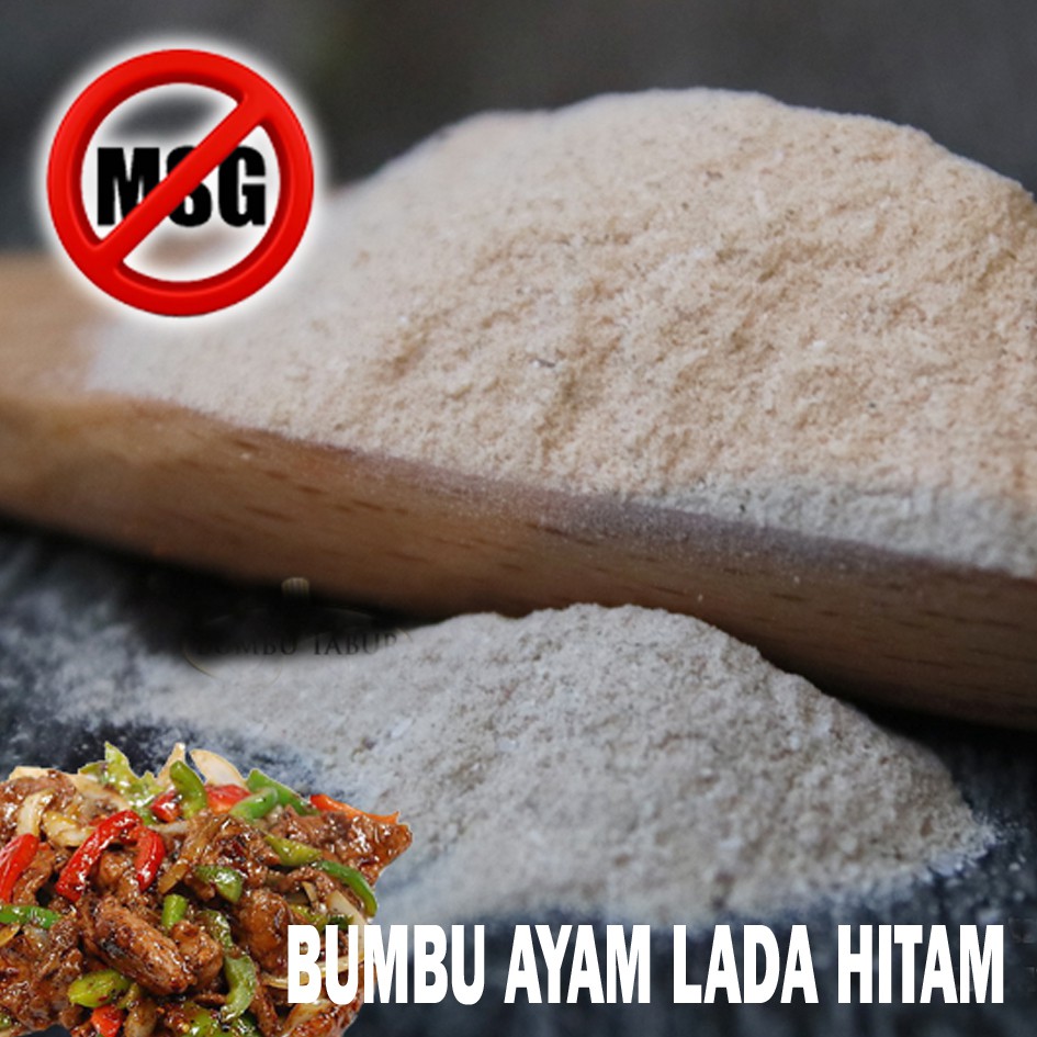 

500g Ayam Lada Hitam Non MSG Bumbu Tabur Premium Rasa Ayam Lada Hitam 500 g