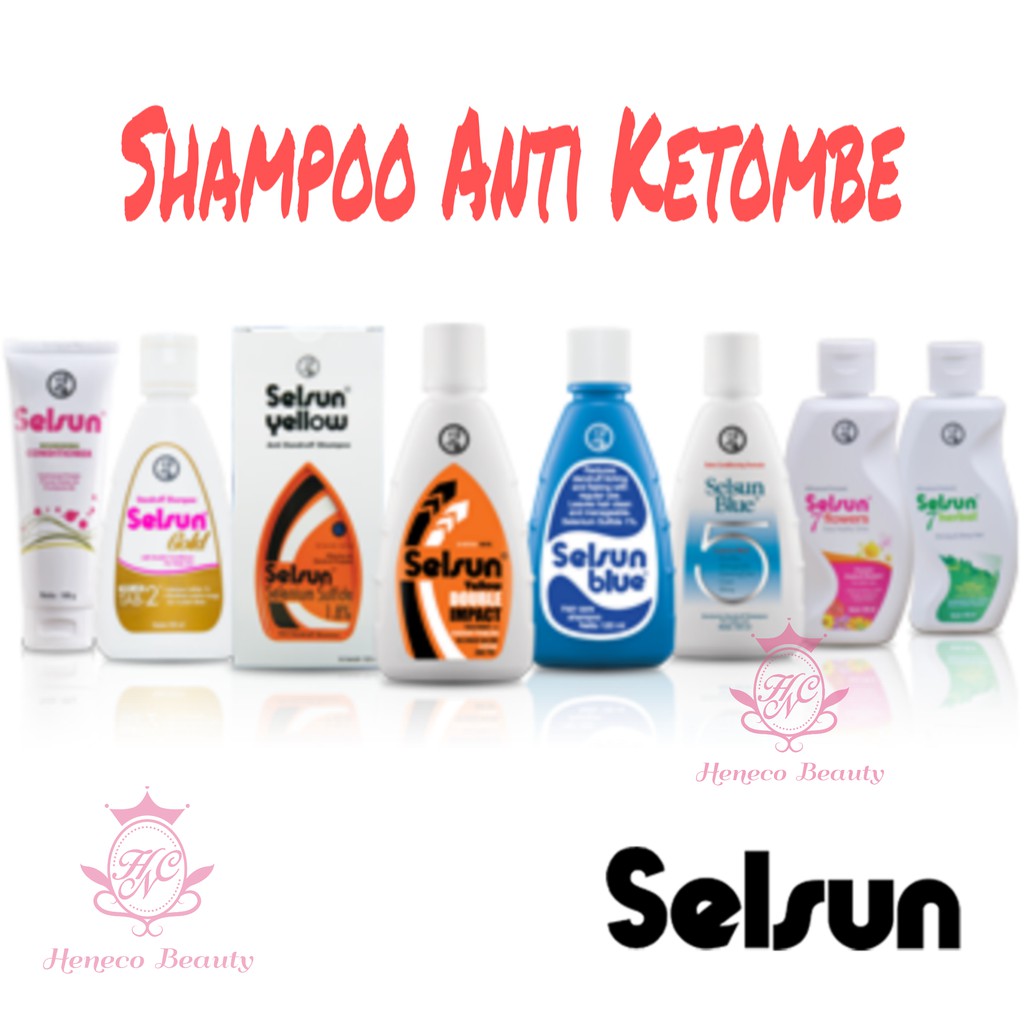 SELSUN Shampoo Conditioner Series Sampo Anti Ketombe Blue 5 Yellow