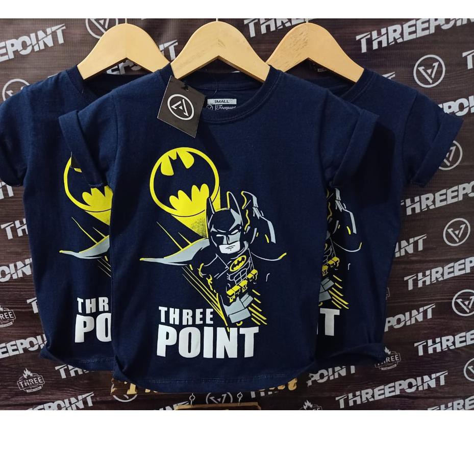 new  Kaos  anak  cowok  distro  superhero NAVY BATMAN Shopee 