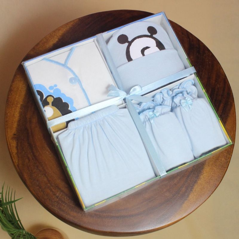 GIFT SET-KADO BAYI BARU LAHIR-BABY GIFT SET VINATA MIKA-BABY SET BAJU BAYI-PAKET KADO BAYI KOMPLIT