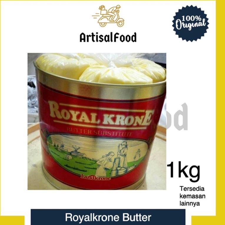 

(M-IHQ (♥☞ Royal Krone Royalkrone Landkrone Butter Mentega 1kg Room Butter kiloan 1 kg //murah