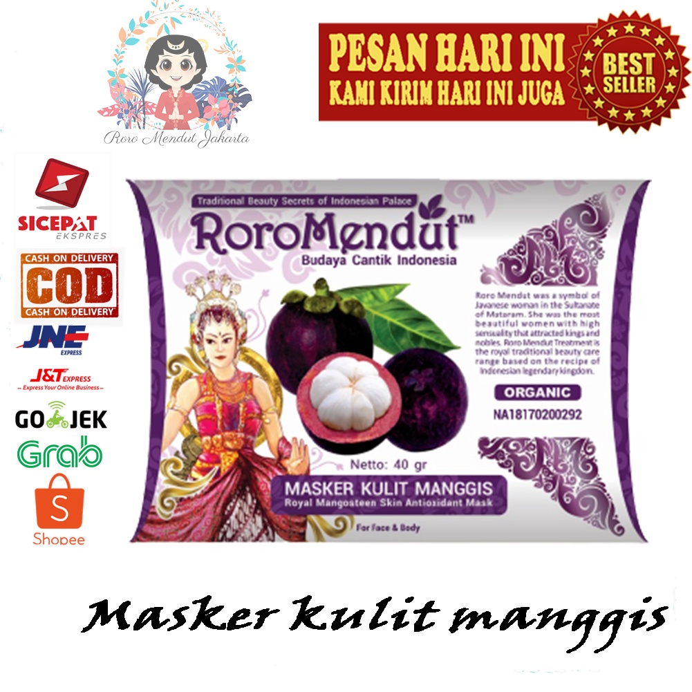 MASKER KULIT MANGGIS RORO MENDUT ( AWET MUDA / ANTI AGING ) PABRIKROROMENDUT SKINCARE