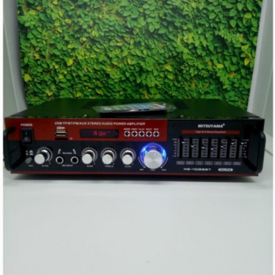 AMPLIFIER BLUETOOTH MITSUYAMA 4025BT SERI ALPHA ORIGINAL - AMPLI MURAH