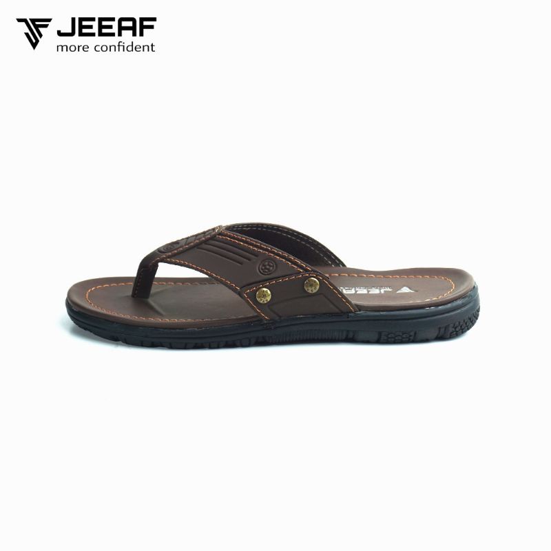 SANDAL JAPIT PRIA KULIT JEEAF ORIGINAL BEST QUALITY SIZE 43 -39 SANDAL PRIA CASUAL