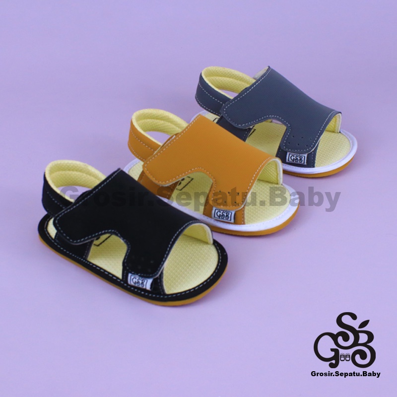 sepatu bayi sendal bayi sandal bayi laki laki perempuan prewalker bayi  umur 2 - 12 bulan model casual S01 polos ringan  fleksibel &amp; Anti Slip