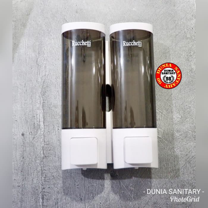 soap dispenser double anti pecah /tempat sabun cair /shampo