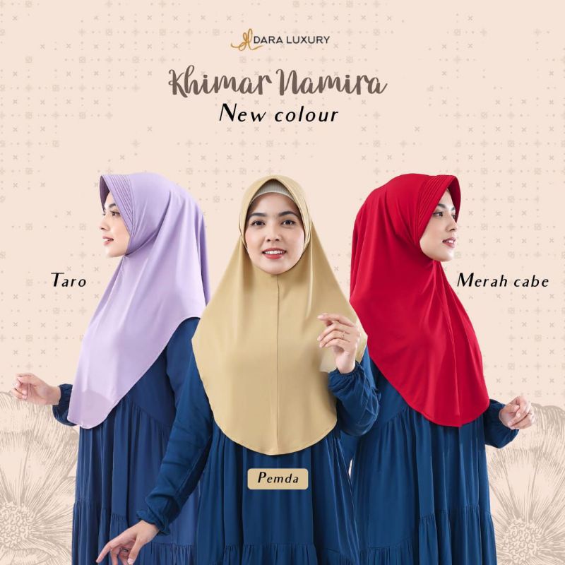 Khimar Namira Jersey Premium / Dara Luxury Hijab / Hijab Khimar Namira Jersey