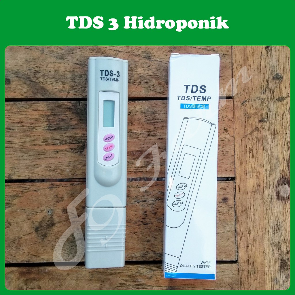 TDS Meter - Alat Pengukur TDS3 TDS Hidroponik