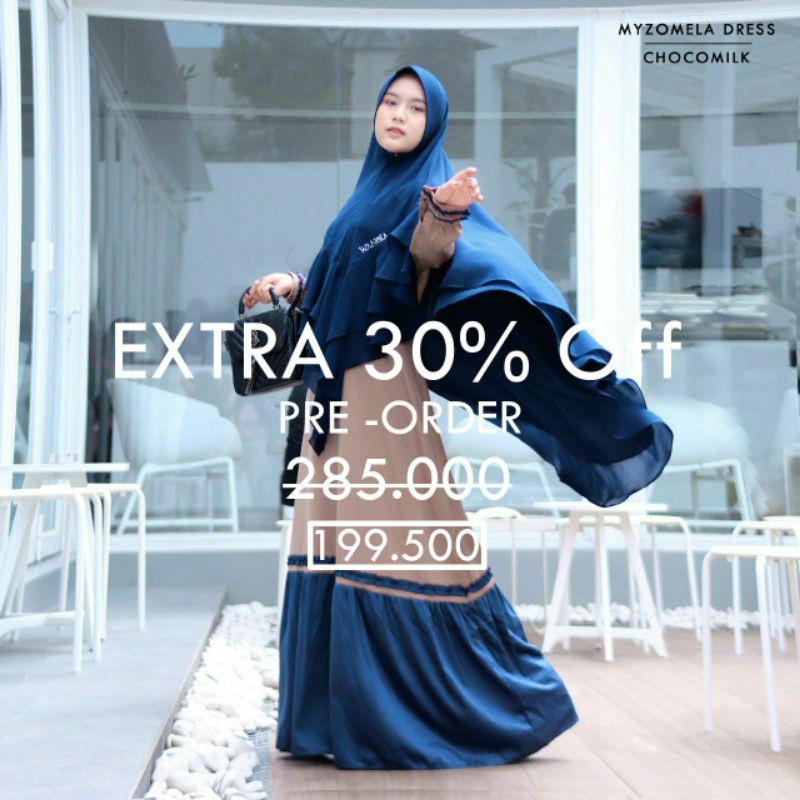Myzomela Dress ORI Wanoja/Dress Ekslusif/Limited edition/Wanoja Hijab/