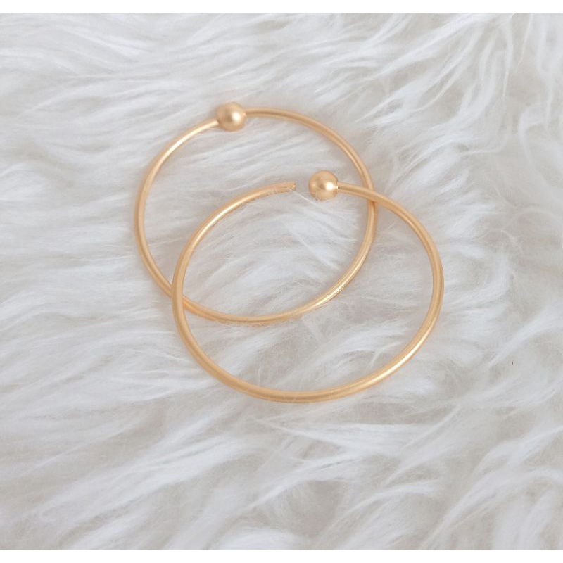 Gelang bangle titanium soft gold