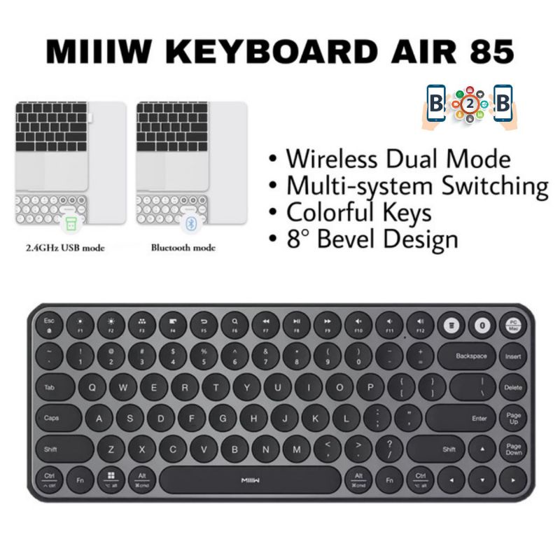 MIIIW Keyboard Air 85 Dual Mode Wireless