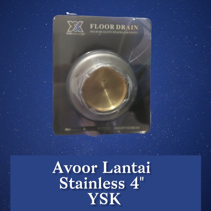 Avoor Lantai Stainless Tebal Saringan Got Bagus YSK Blister