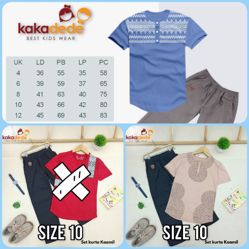 KAKADEDE - SET KURTA KAAMIL IED SERIES