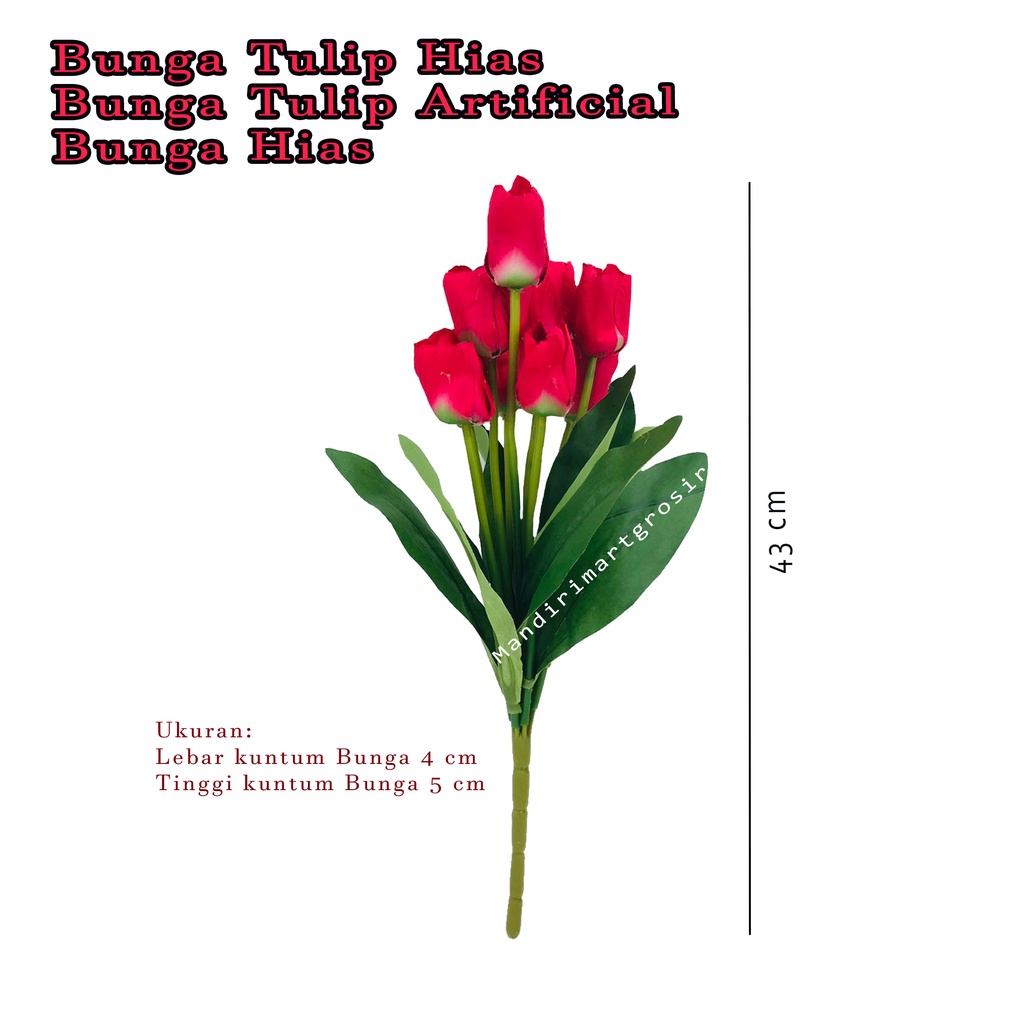 Bunga Tulip Hias* Bunga hias* Bunga Tulip Artificial * Bunga Hias