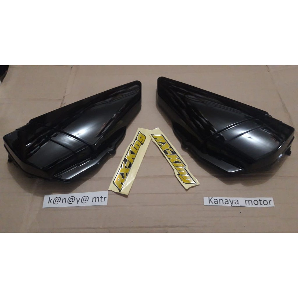 box accu / tutup accu / tool box yamaha rx k new + emblem rx king