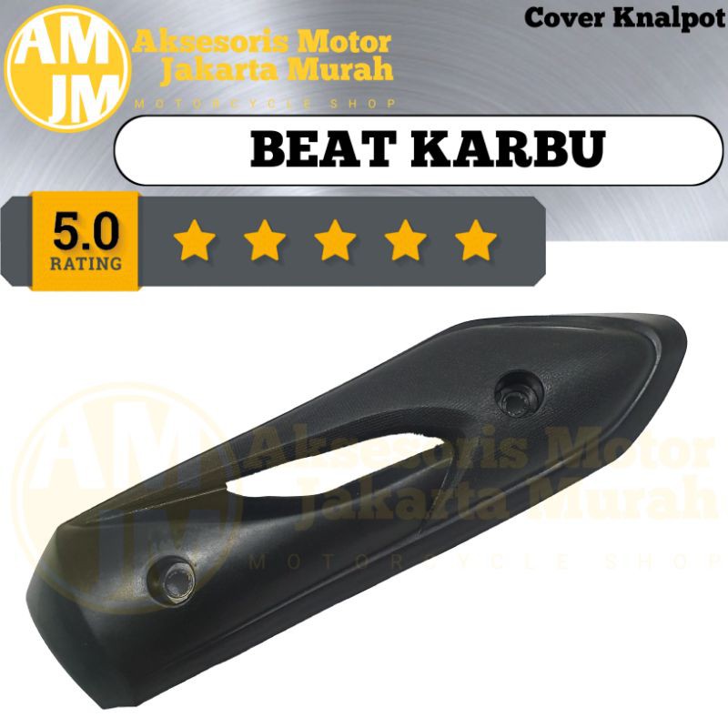 Cover Tutup Knalpot Beat Karbu Standar